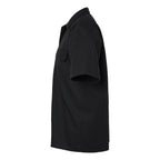 Dickies Men's Short Sleeve Work Shirt Embroidery - Black - Direct Side