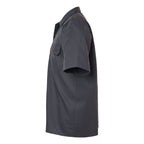 Dickies Men's Short Sleeve Work Shirt Embroidery - Charcoal - Direct Side