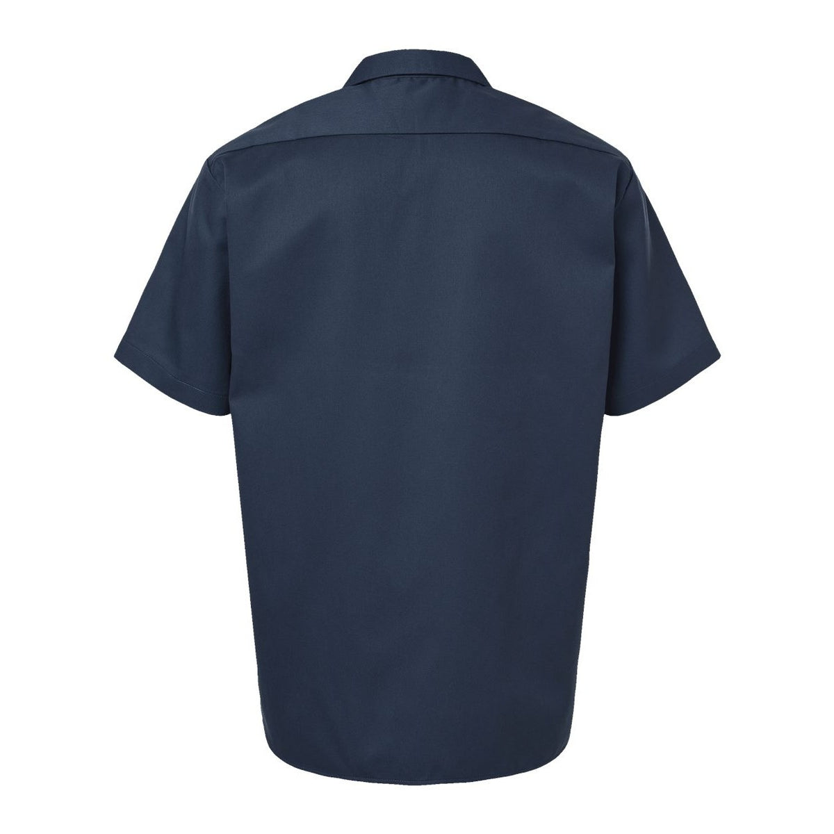 Dickies Men's Short Sleeve Work Shirt Embroidery - Dark Navy - Back