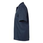 Dickies Men's Short Sleeve Work Shirt Embroidery - Dark Navy - Direct Side