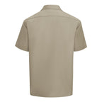 Dickies Men's Short Sleeve Work Shirt Embroidery - Desert Sand - Back