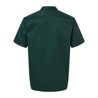 Dickies Men's Short Sleeve Work Shirt Embroidery - Hunter Green - Back