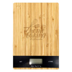 Digital Kitchen Scale in Bamboo