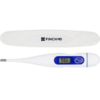 Digital Thermometer with Travel Case - White - Front