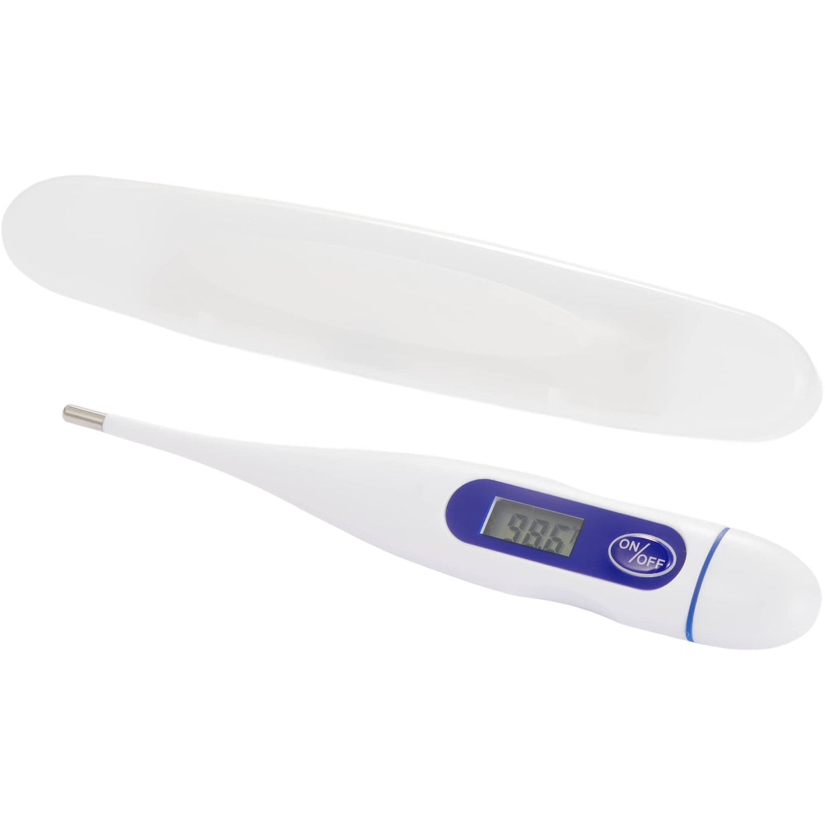 Digital Thermometer with Travel Case - White - Photo 2