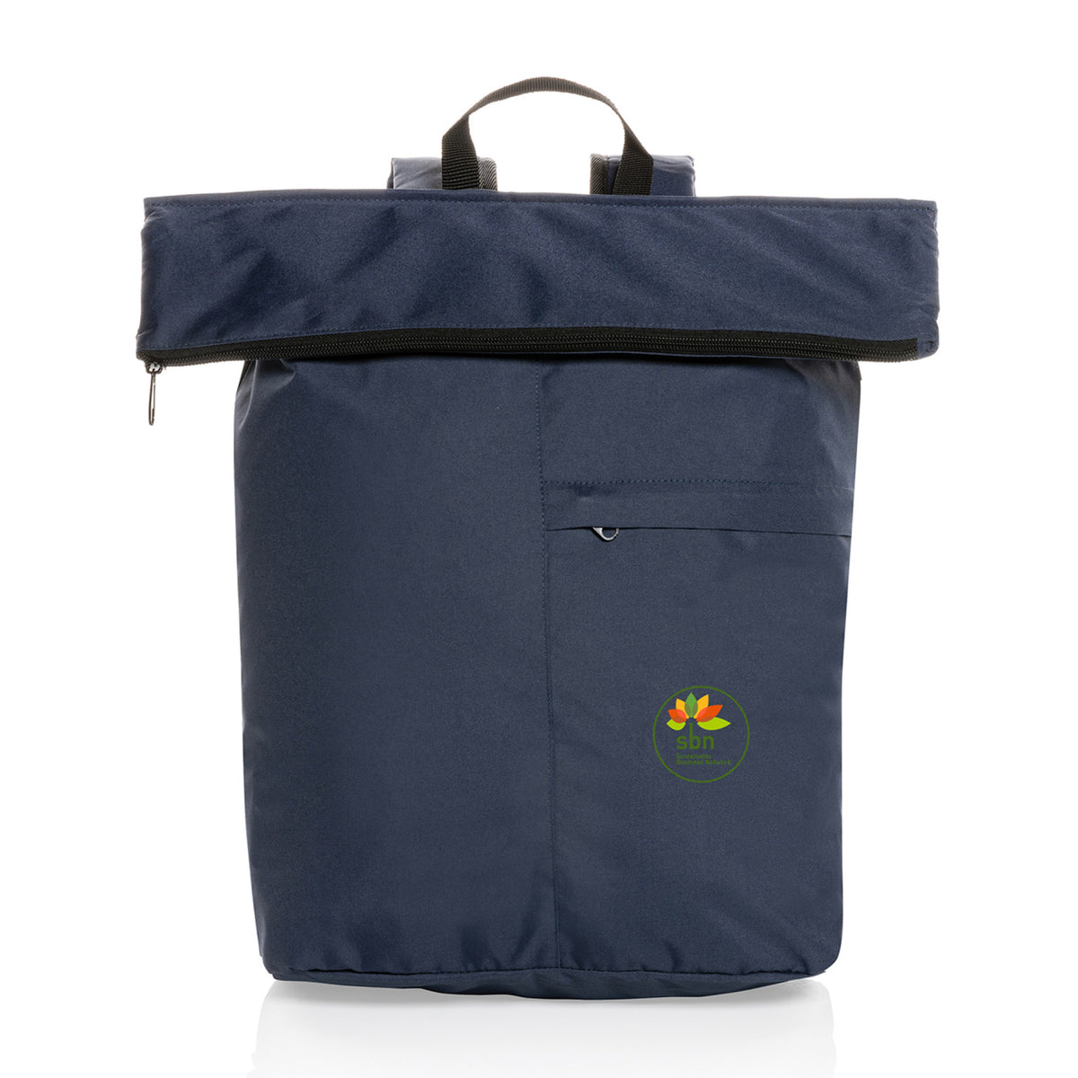 Dillon Packable Backpack in Recycled Polyester - Navy - View 1