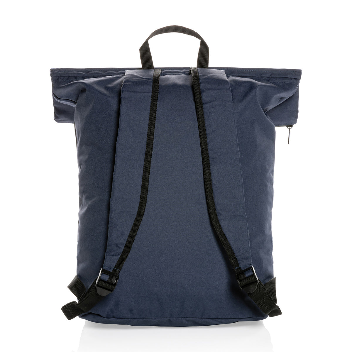 Dillon Packable Backpack in Recycled Polyester Transfer - Navy - View 3