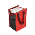 Dimples Cooler Tote Bag in Recycled PET - Red - Open