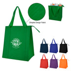 Dimples Cooler Tote Bag, Non-Woven - Dimples Non-Woven Cooler Tote Bag