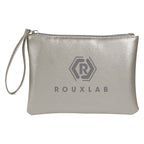 Divine Cosmetic Bag, Metallic - Silver - Silk Screen