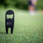 Divot Tool and Bottle Opener - Black - Lifestyle_Laser