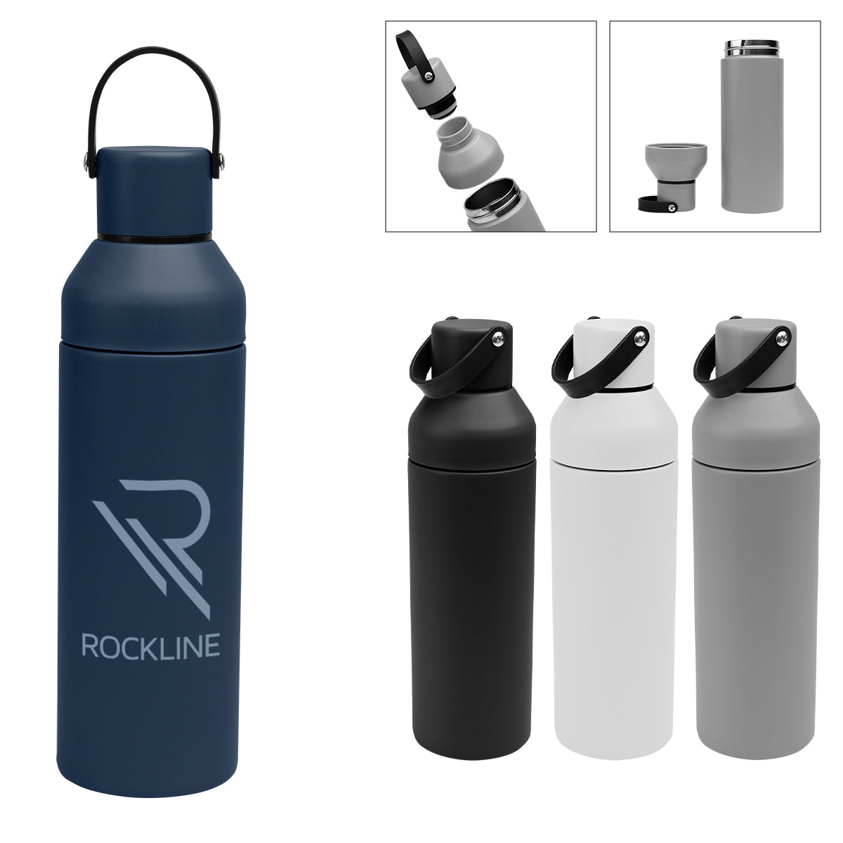 Dixon Recycled Stainless Steel Bottle, 17 oz