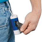 Dog Bag Dispenser and Flashlight - Blue Accent - Inuse