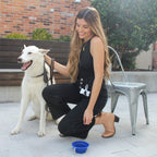 Dog Bag Dispenser Shaped Like a Bone - White - Lifestyle_Padprint