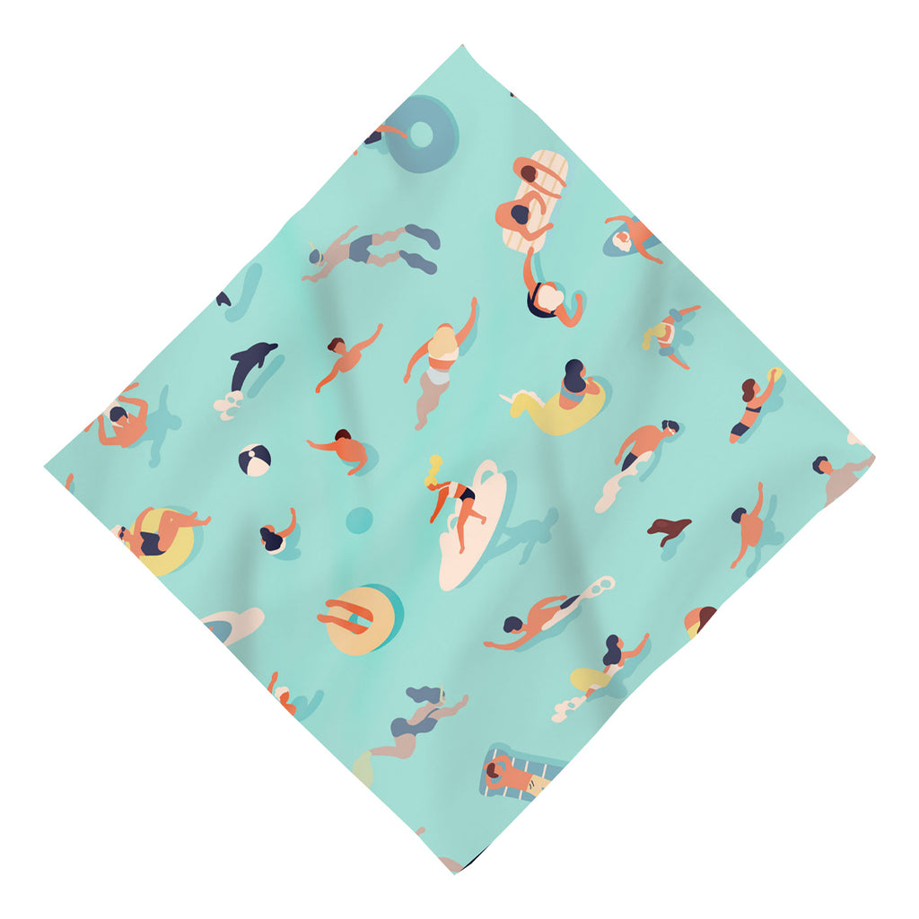Dog Bandana in Full Color, 16 x 16 Inches - 16" x 16" Full Color Dog Bandana