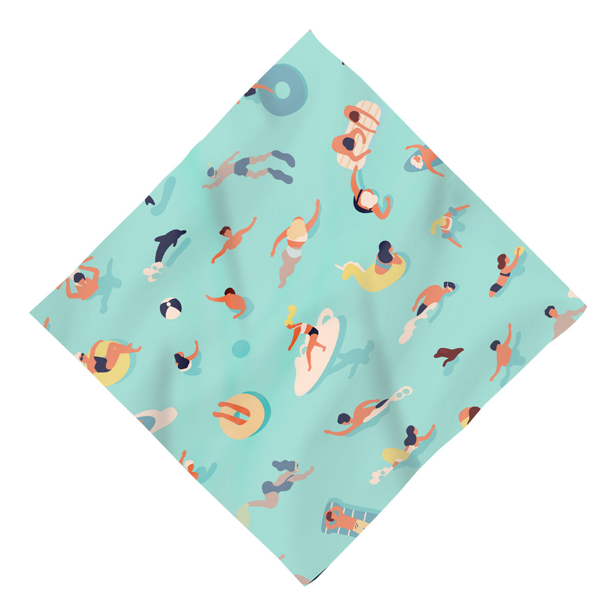 Dog Bandana in Full Color, 16 x 16 Inches