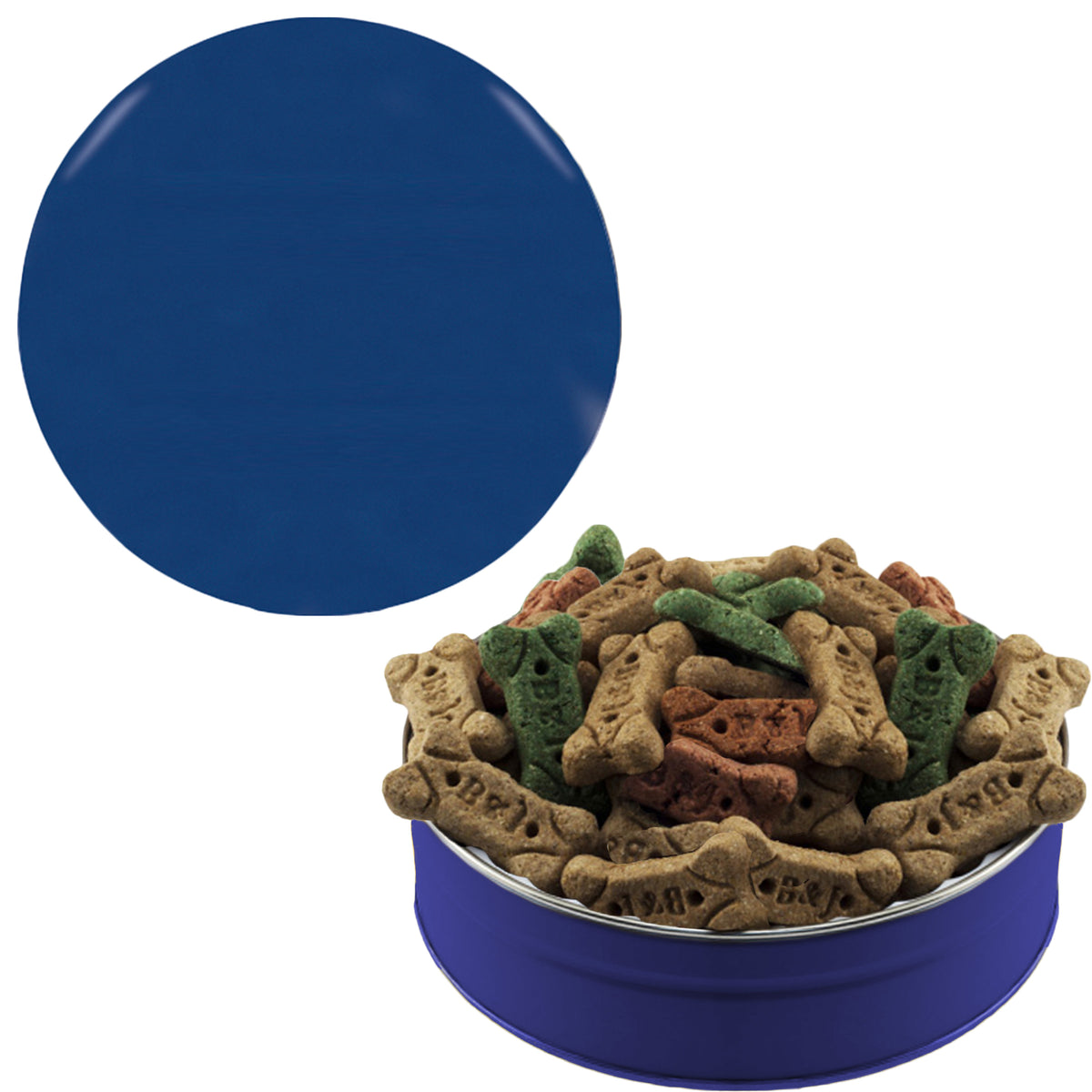 Dog Bones in a Grand Tin - Blue - blank2