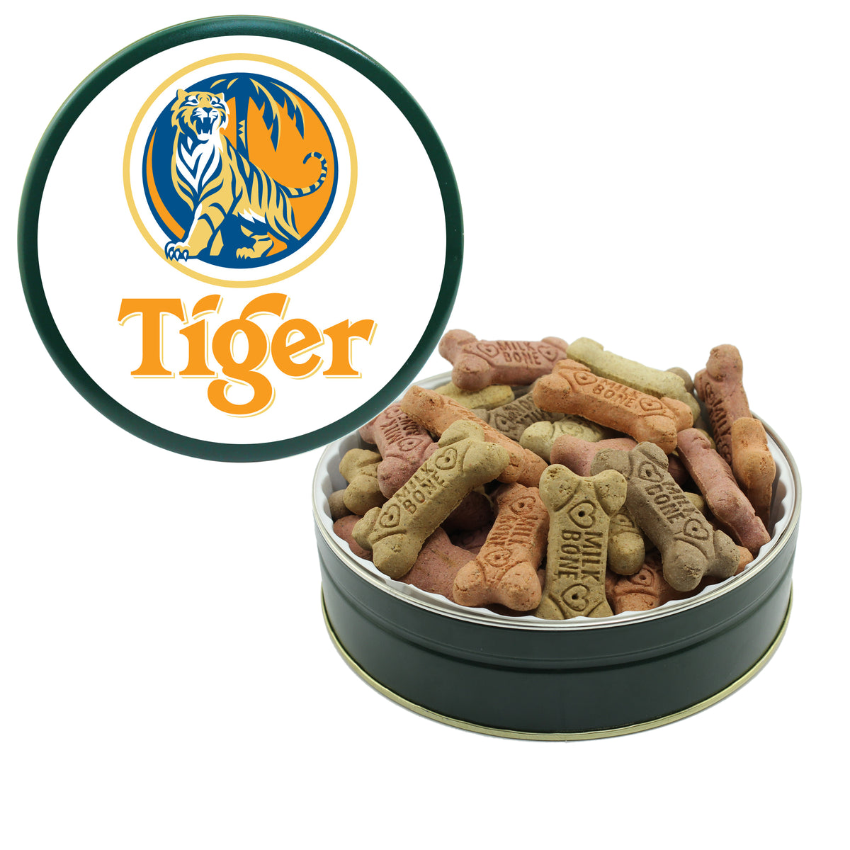Dog Bones in a Grand Tin - Green