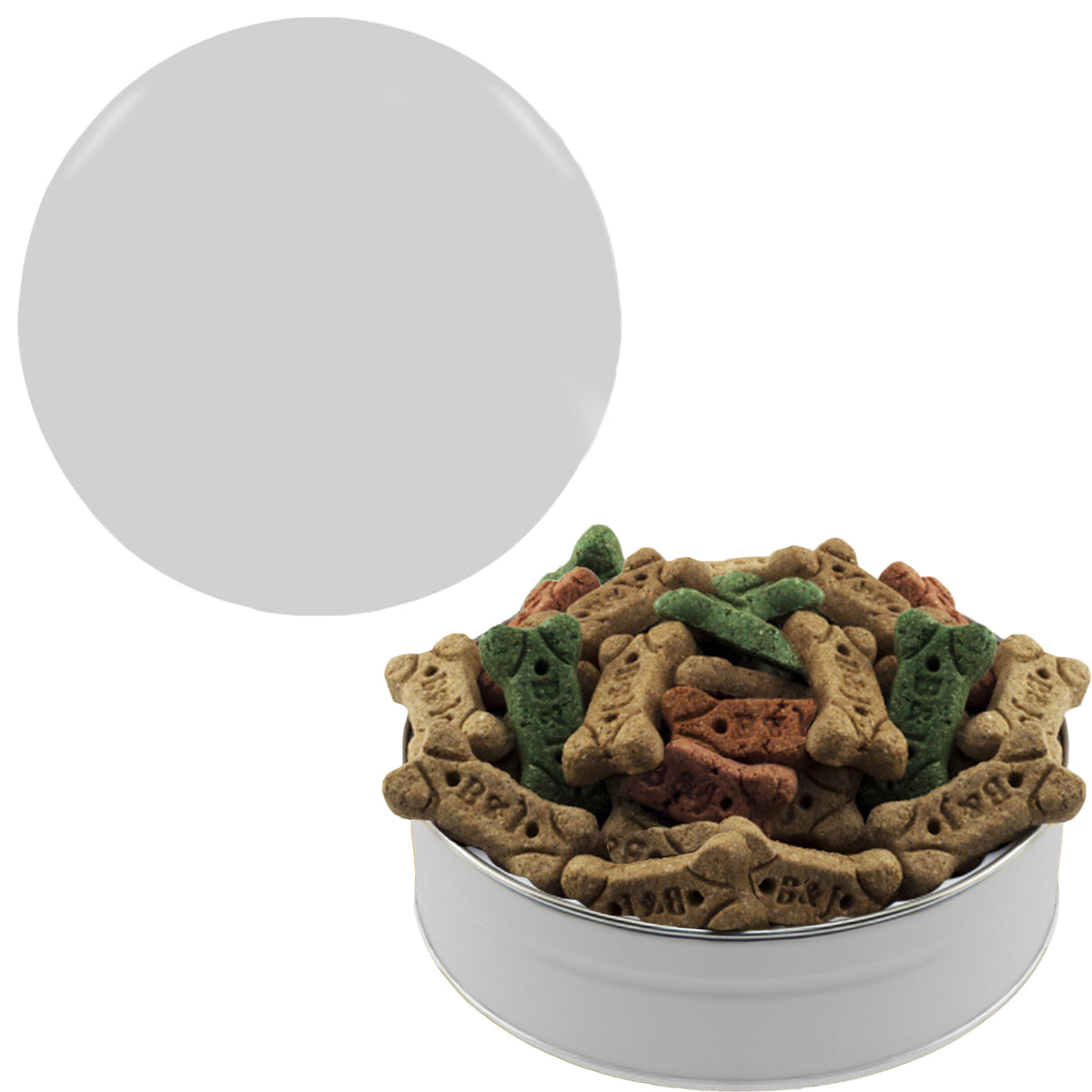Dog Bones in a Grand Tin - White - blank2