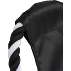 Dog Rope Flyer Toy in Recycled Nylon, 7 Inches Transfer - Black - Detail 2