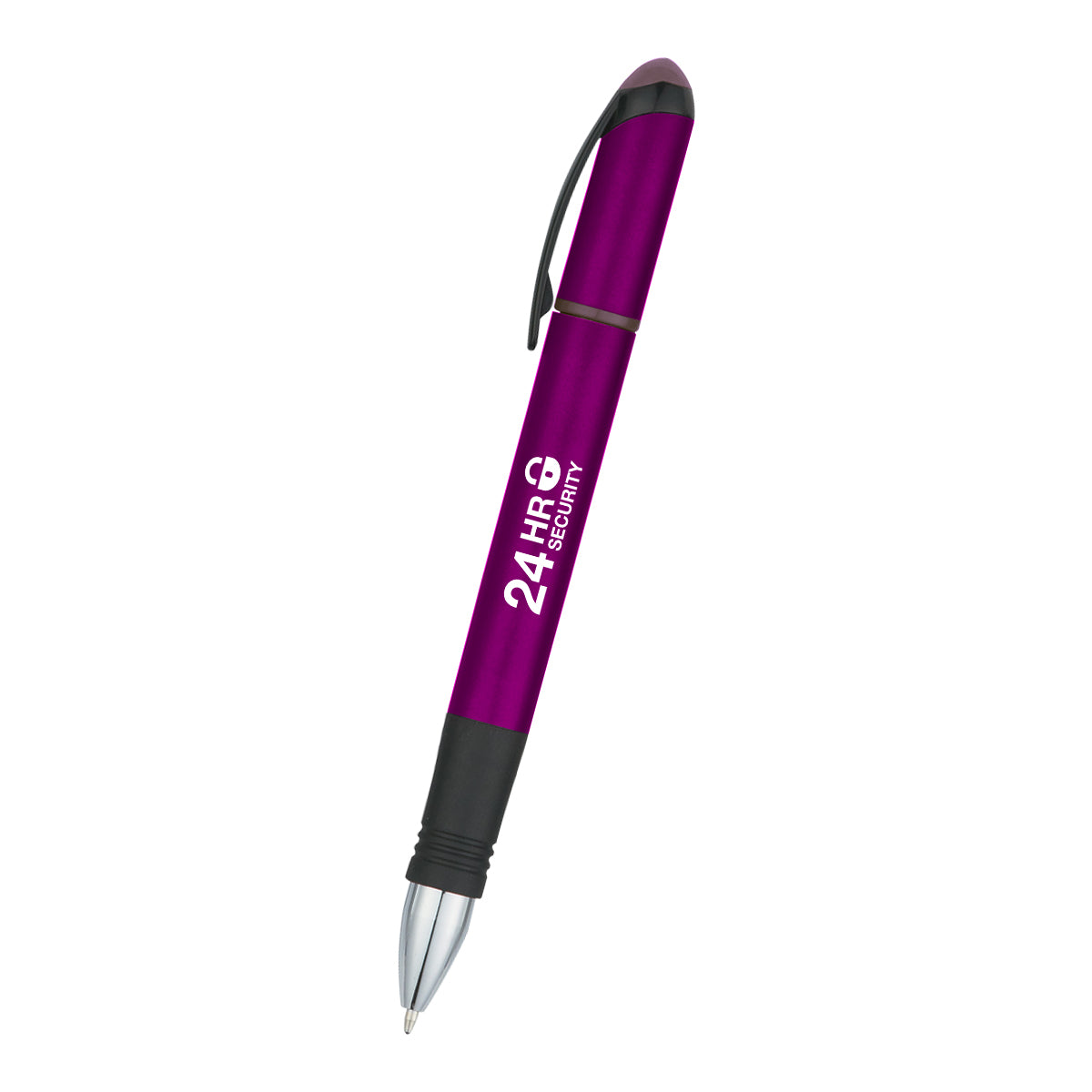 Domain Pen and Highlighter - Purple - Silk Screen