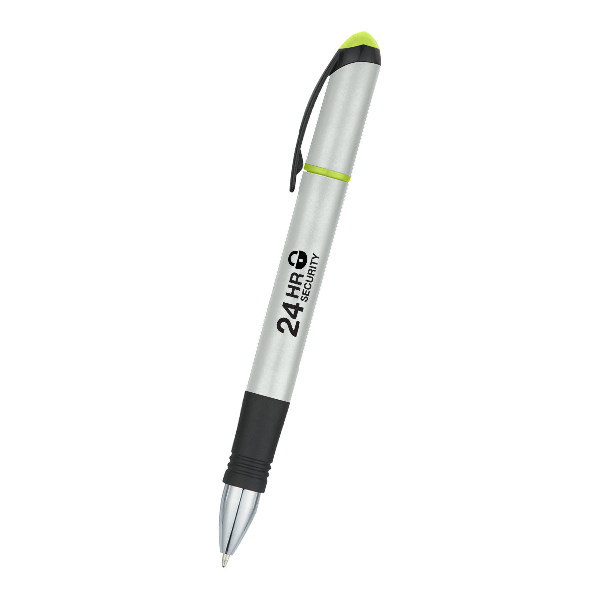 Domain Pen and Highlighter - Silver - Silk Screen