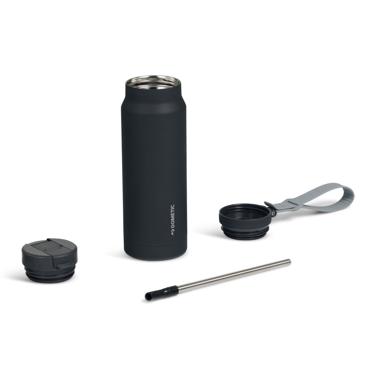 Dometic Insulated Straw Bottle, 1 L Full Color - Slate - View 7