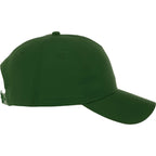 Dominate Microfiber Ball Cap with Seamless Front Transfer - Pine Green - Right Side