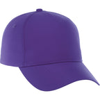 Dominate Microfiber Ball Cap with Seamless Front Transfer - Purple - Back Flat 2