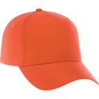 Dominate Microfiber Ball Cap with Seamless Front Transfer - Saffron - Back Flat 2
