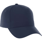 Dominate Microfiber Ball Cap with Seamless Front Transfer - Vintage Navy - Back Flat 3