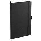 Dotted Planning Notebook with Numbered Pages, 5.5 x 8.5 Inches - Black - Right Angle