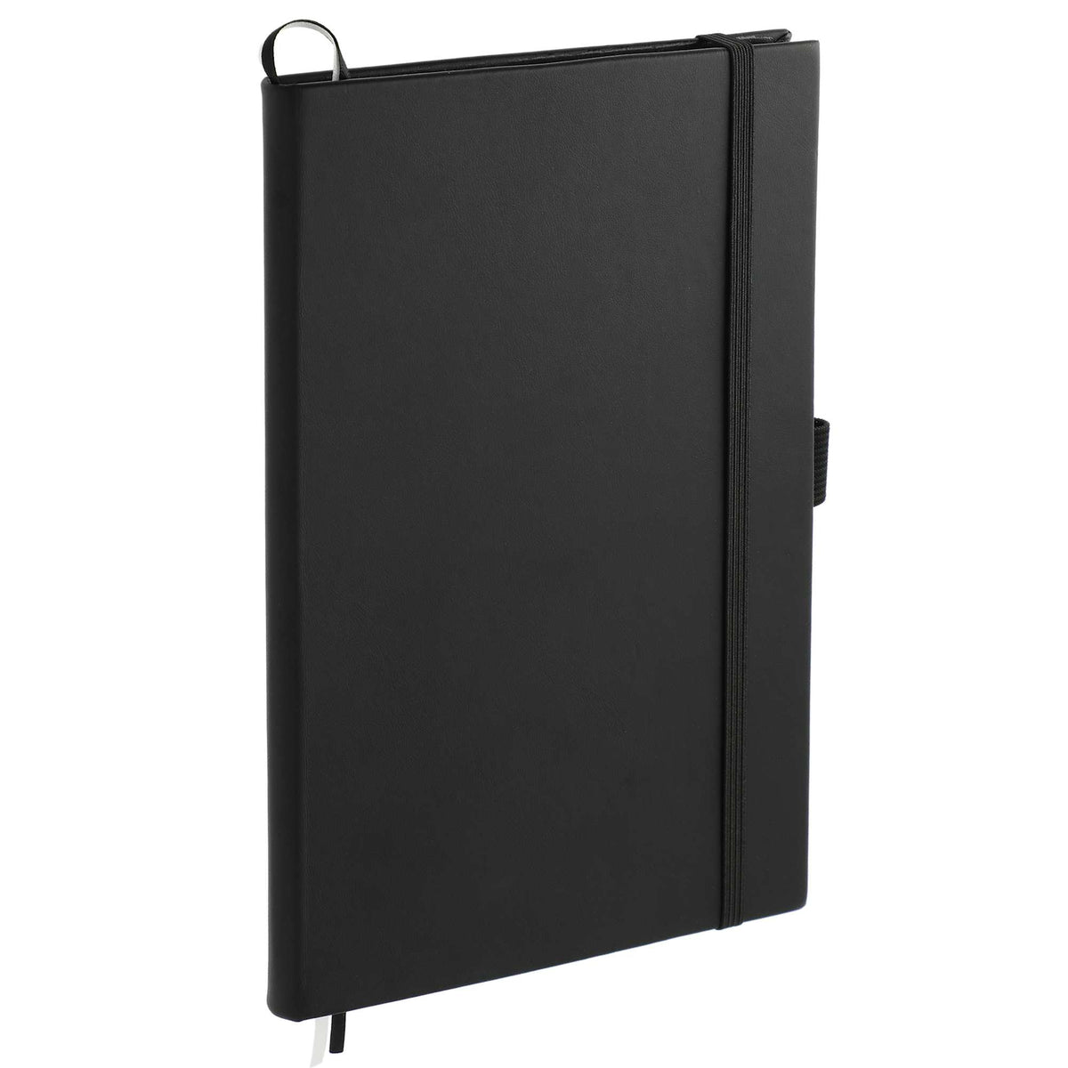 Dotted Planning Notebook with Numbered Pages, 5.5 x 8.5 Inches - Black - Right Angle