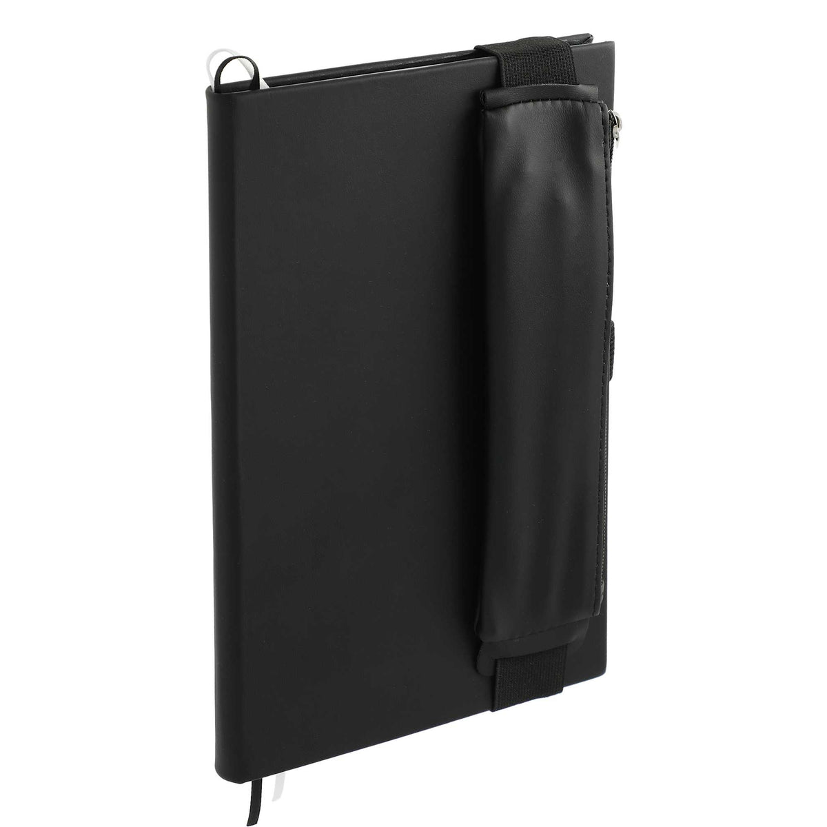 Dotted Planning Notebook with Three Gel Pens, 5.5 x 8.5 Inches - Black - Right Angle