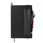 Dotted Planning Notebook with Three Gel Pens, 5.5 x 8.5 Inches Debossing - Black - Front 2
