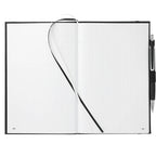 Dotted Planning Notebook with Three Gel Pens, 5.5 x 8.5 Inches Debossing - Black - Front 3