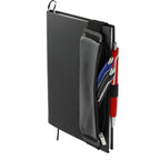 Dotted Planning Notebook with Three Gel Pens, 5.5 x 8.5 Inches Debossing - Black - Left Angle 2