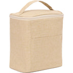 Double Lined Cooler with Removable Liner, 9 Cans Embroidery - Natural - Right Angle 2