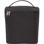 Double Lined Cooler with Removable Liner, 9 Cans Full Color - Black - Back