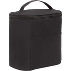 Double Lined Cooler with Removable Liner, 9 Cans Full Color - Black - Right Angle 2