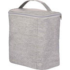 Double Lined Cooler with Removable Liner, 9 Cans Full Color - Graphite - Left Angle