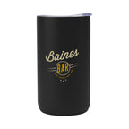 Double Walled Can Cooler, Four-Way, 12 oz - Black - Colorbrite