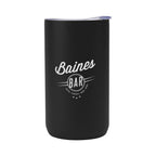 Double Walled Can Cooler, Four-Way, 12 oz - Black - Silk Screen