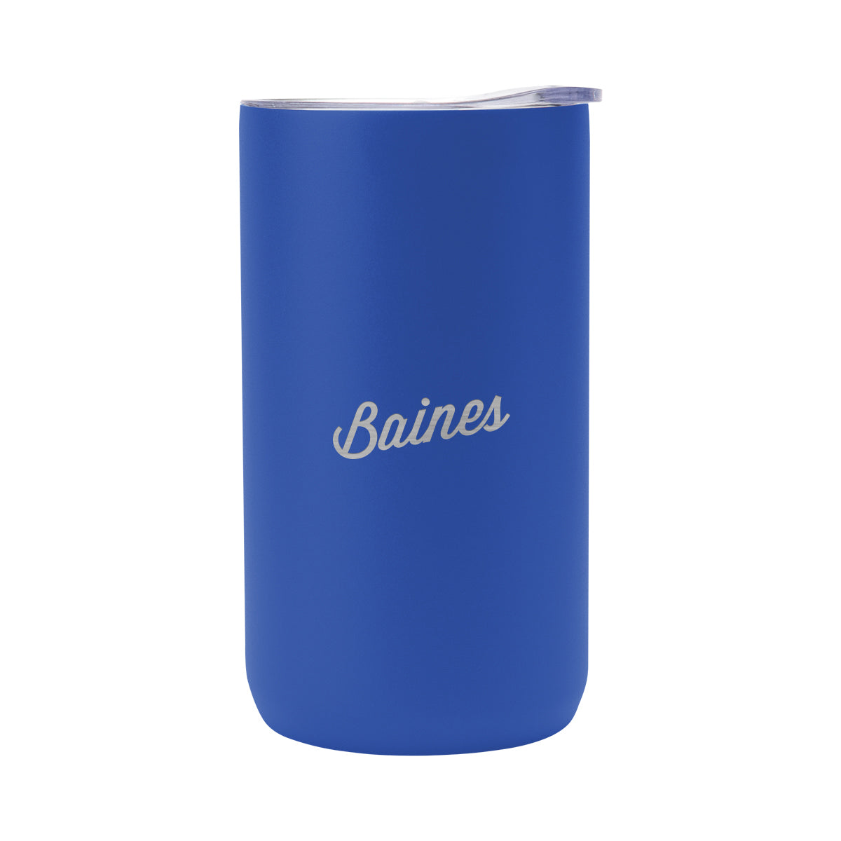 Double Walled Can Cooler, Four-Way, 12 oz - Blue - Laser Engraving