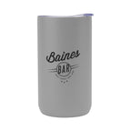 Double Walled Can Cooler, Four-Way, 12 oz - Gray - Silk Screen