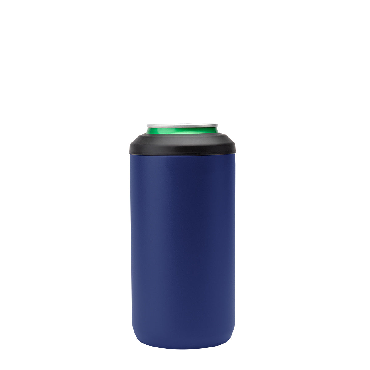 Double Walled Can Cooler, Four-Way, 12 oz - Navy - Can