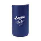 Double Walled Can Cooler, Four-Way, 12 oz - Navy - Silk Screen