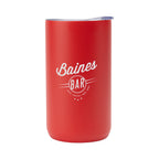 Double Walled Can Cooler, Four-Way, 12 oz - Red - Silk Screen