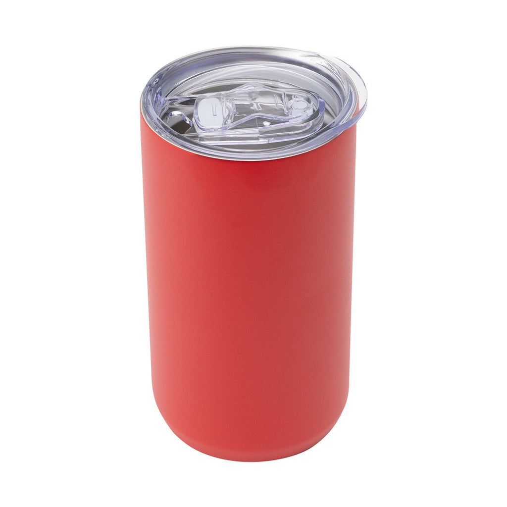 Double Walled Can Cooler, Four-Way, 12 oz - Red - Sip_Lid