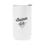Double Walled Can Cooler, Four-Way, 12 oz - White - Silk Screen